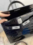 Сумка женская Kelly,28 cm  Crocodile Niloticus Lisse Hermes Артикул LUX-97157. Вид 2