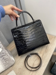 Сумка женская Kelly,28 cm  Crocodile Niloticus Lisse Hermes Артикул LUX-97157. Вид 5