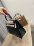 Сумка женская Kelly, 25 cm, GHW Crocodile Niloticus Lisse Hermes Артикул LUX-97198. Вид 3