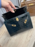 Сумка женская Kelly, 25 cm, GHW Crocodile Niloticus Lisse Hermes Артикул LUX-97198. Вид 7