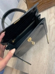 Сумка женская Kelly, 25 cm, GHW Crocodile Niloticus Lisse Hermes Артикул LUX-97198. Вид 8