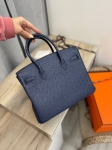 Cумка женская Birkin , 30 cm Ostrich GHW Hermes Артикул LUX-97199. Вид 2