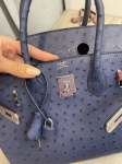 Cумка женская Birkin , 30 cm Ostrich GHW Hermes Артикул LUX-97199. Вид 6
