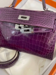 Сумка женская  Kelly mini, PHW NILOTICUS LISSE Hermes Артикул LUX-97523. Вид 3