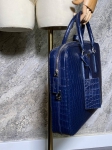Портфель из натуральной кожи крокодила	 Prada Артикул LUX-97728. Вид 5