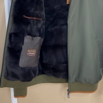Бомбер с меховым подкладом Loro Piana Артикул LUX-98756. Вид 3