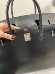 Сумка женская Birkin, 40 PHW Hermes Артикул LUX-98998. Вид 6