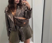 Кожаная куртка Balenciaga Артикул LUX-99290. Вид 1