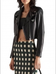 Кожаная куртка Prada Артикул LUX-100845. Вид 1