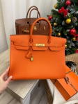 Сумка женская  Birkin, 40 GHW Hermes Артикул LUX-101068. Вид 1