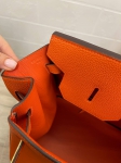 Сумка женская  Birkin, 40 GHW Hermes Артикул LUX-101068. Вид 9