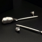 Серьги Alexander McQueen  Артикул LUX-101251. Вид 2