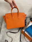 Сумка женская   Birkin 25 , PHW Togo  Hermes Артикул LUX-101478. Вид 5