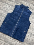 Жилет из натуральной замши  Brunello Cucinelli Артикул LUX-101879. Вид 1