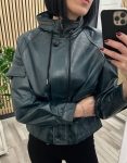 Кожаная куртка Brunello Cucinelli Артикул LUX-102340. Вид 1