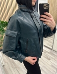 Кожаная куртка Brunello Cucinelli Артикул LUX-102340. Вид 2