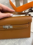 Сумка женская Kelly Elan PHW, Chevre  Hermes Артикул LUX-102362. Вид 4