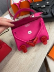 Сумка женская  Kelly Doll Swift Leather Hermes Артикул LUX-102484. Вид 4