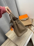 Сумка женская  Birkin , 25, Swift, PHW  Etoupe color Hermes Артикул LUX-102485. Вид 5