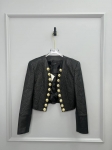 Куртка кожаная Balmain Артикул LUX-102705. Вид 1