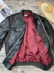 Кожаный бомбер Brunello Cucinelli Артикул LUX-103034. Вид 2