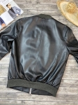 Кожаный бомбер Brunello Cucinelli Артикул LUX-103034. Вид 3