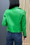 Кожаная куртка Acne Артикул LUX-103200. Вид 2
