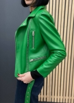 Кожаная куртка Acne Артикул LUX-103200. Вид 5