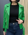 Кожаная куртка Acne Артикул LUX-103200. Вид 6