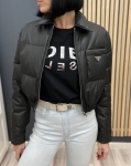 Кожаная куртка Prada Артикул LUX-98532. Вид 1