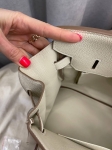 Сумка женская  Birkin, 35 PHW Hermes Артикул LUX-103432. Вид 8