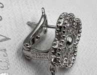 Серьги  Van Cleef Артикул LUX-103529. Вид 4