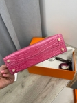 Сумка женская Kelly mini Crocodile Alligator Lisse Hermes Артикул LUX-103711. Вид 6