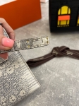 Сумка женская  Pochette,  Lezard Natura Hermes Артикул LUX-104575. Вид 4