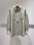 Шелковая рубашка Brunello Cucinelli Артикул LUX-105212. Вид 1