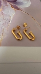 Серьги  Артикул LUX-105425. Вид 2