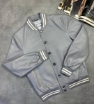 Кожаный бомбер  Brunello Cucinelli Артикул LUX-105487. Вид 1