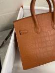 Сумка женская Birkin, 25  Crocodile Niloticus Mat Hermes Артикул LUX-105519. Вид 2