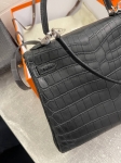 Сумка женская  Kelly, 25 cm, PHW MATTE NILOTICUS Hermes Артикул LUX-106610. Вид 9