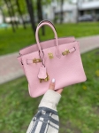 Сумка женская  Birkin, 25, PHW Hermes Артикул LUX-106787. Вид 2