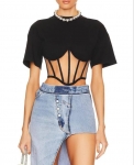 Футболка  Mugler   Артикул LUX-106883. Вид 1