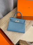 Сумка женская Kelly, 25 cm, PHW Crocodile Niloticus Mat Hermes Артикул LUX-108076. Вид 5
