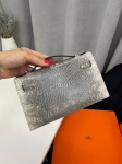 Сумка женская Pochette,  Lezard Natura Hermes Артикул LUX-108234. Вид 3