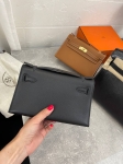 Сумка женская Kelly Pochette Swift Leather Hermes Артикул LUX-108236. Вид 4