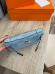 Сумка женская  Kelly Pochette, GHW Hermes Артикул LUX-108383. Вид 3