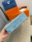 Сумка женская  Kelly Pochette, GHW Hermes Артикул LUX-108383. Вид 4