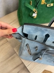 Сумка женская Birkin , 25 PHW Hermes Артикул LUX-108444. Вид 3