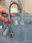 Сумка женская Birkin , 25 PHW Hermes Артикул LUX-108444. Вид 5