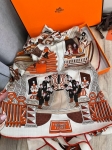 Платок 140*140  Hermes Артикул LUX-108500. Вид 2