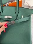Сумка женская  Birkin 30, Togo, PHW Hermes Артикул LUX-108713. Вид 5